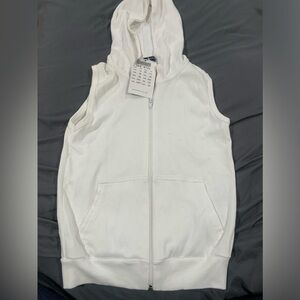 White Cotton Vest Brandy Melville